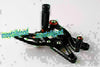 BMW S1000RR (2010-2013) - 1 Pair Black Rearset Foot Pegs