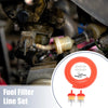 CRF50 70 90 ATV Red Set Motorcycle Fuel Line Clamps with 2 Fuel Filters