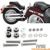 Harley FLSTC FXSTSB FXSTS FXSTC FLSTF Detachable Sissy Bar Docking Hardware (2005-2017)