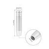 BMW 3 Series E90 4 x Bolt-On Door Lock Pins Silver Tone (2005-2013)