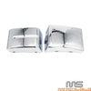 Harley Dyna Fat Bob FXDF Chrome Side Battery Fairing Covers (2006-2017)
