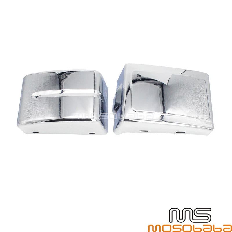 Harley Dyna Fat Bob FXDF Chrome Side Battery Fairing Covers (2006-2017)