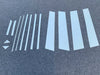 Toyota RAV4 Steel Side Window Pillar Trim Cover (2019-2023)