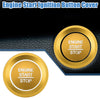 Honda Accord (2018-2022) Gold Tone Engine Start Stop Ignition Button Decal