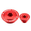 HONDA XR250L Red Crankcase Cover Screw Plug Alternator Cap (1991-1996)