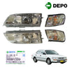 Toyota Corolla AE100 AE101 Crystal Headlight Corner Lamp (1992-1997)