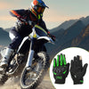 Motorcycle Breathable Full Finger Nylon Outdoor Green 1 Pair XL Glove