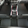 All Models 4 x Universal Black PU Leather Car Floor Mats Waterproof