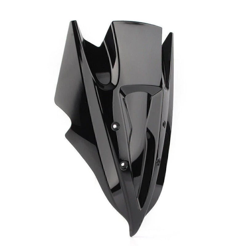 Kawasaki Z250 Z300 (2013-2017) Black Double Bubble Windshield