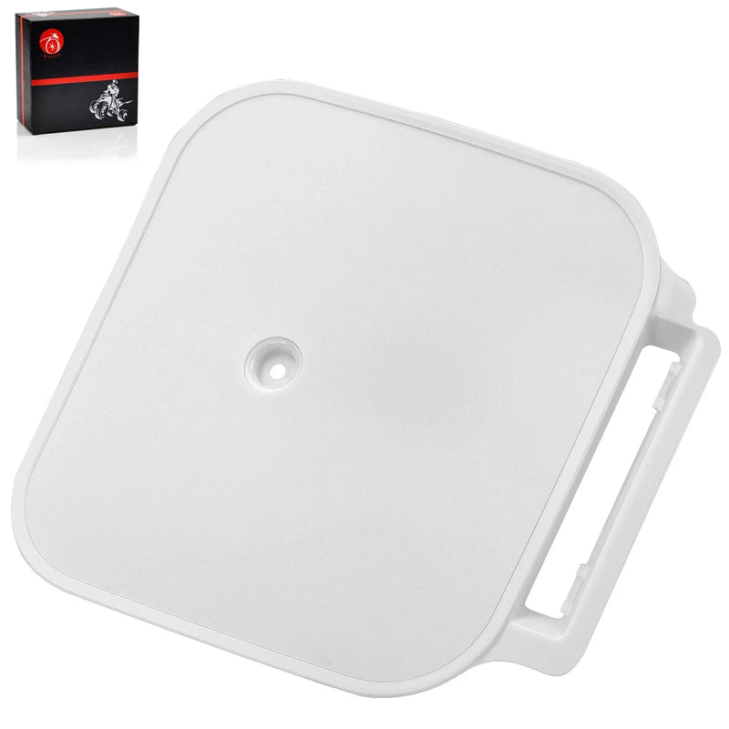 Honda Z50R White Plastic Front Number Plate (1988-1999)