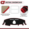 BMW Mini Clubman 2015-2024 Sun Protector Black Red Dashboard Cover Mat