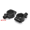Motorcycle 2 x Handlebar Mirror Mount Bracket M8x1.25 Black Universal