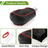 Honda Civic 2016-2021 Black Red Faux Leather Gear Shift Knob Cover