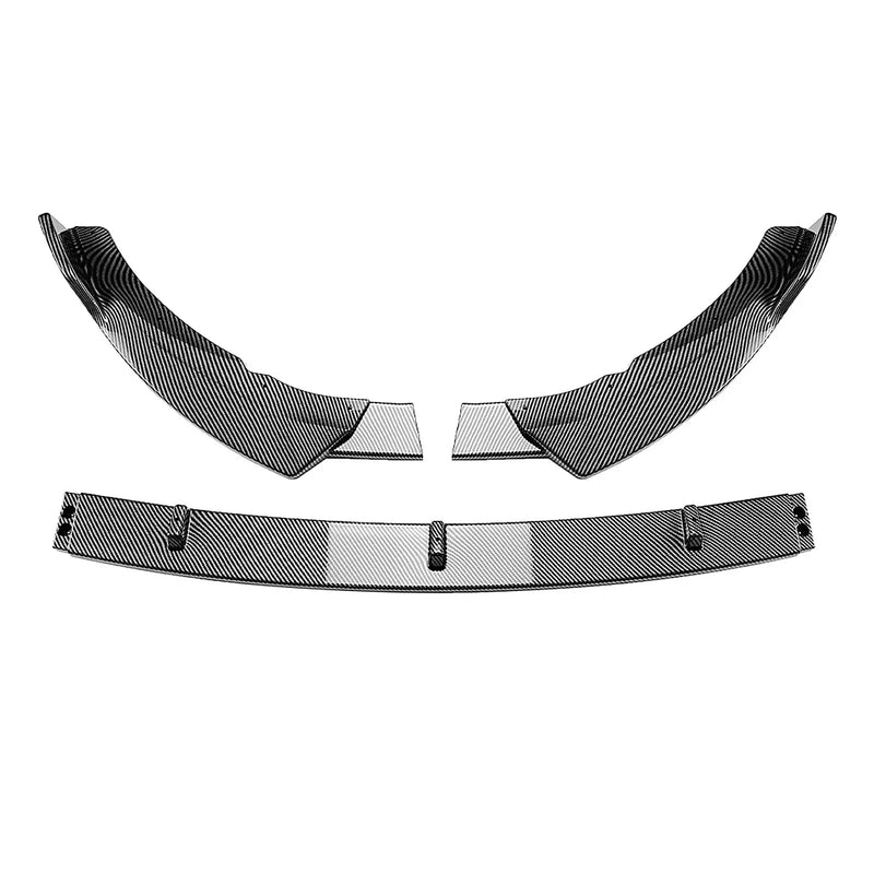 Mercedes Benz C Class W205 Carbon Look Front Spoiler Lip (2019-2021)