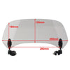 Motor Vehicle Clear Adjustable Windshield Extension Spoiler Deflector