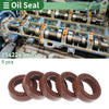 Oil Seal / 15x22x7mm / Rotary Shaft Seal FKM Rubber 5 Pcs