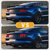 Ford Mustang 2015-2016 - 1 Pair, Black OLED Tail Lights Assembly
