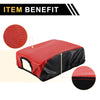 Ford F-150 (2015-2020) Carbon Fiber Red Console Lid Armrest Cover