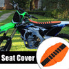 Motorcycle Pit Dirt Bike Orange Black Seat Cover