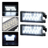 Jeep Grand Cherokee, Compass, Patriot, Fiat 500, Dodge LED License Plate Lamps (2005-2023)