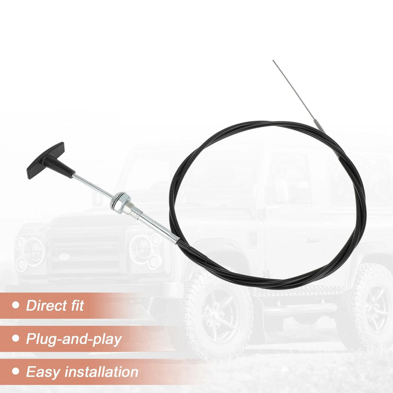 Land Rover Defender 90 110 130 Bonnet Pull Release Cable (1987-1996)