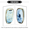 Hyundai Accent Tucson 3 Button TPU Blue () Key Fob Cover