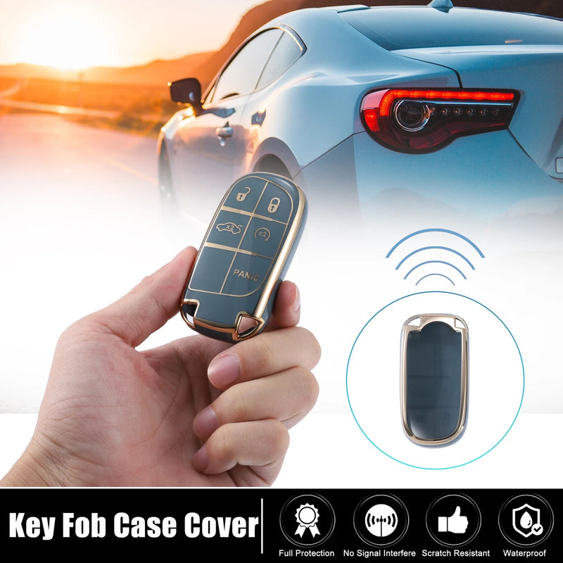 Jeep Grand Cherokee Renegade Smart Key Fob Case Cover Kit (2011-2023)