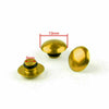 Motorcycle Hexagon Screws 10 x M8 Gold Protective Caps