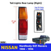Tail Light Rear Lamp No Bulb Right Fits Nissan Navara D21 UTE Truck 1986-96 DE