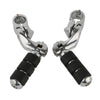 Harley Electra Street Glide 1 1/4" Highway Bar Short Angled Footpegs (2007-2023)