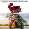 Square Aluminum Alloy Motorcycle Hanging Hook / 1 Set / Red 63mm Length
