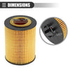 BMW 545i 645Ci 745i with Gasket Set Engine Oil Filters