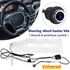 Universal Heated Steering Wheel Cover 25in 6-Level