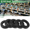 Oil Seal 30x52x12mm TG4 Lip Seal Ring Rotary Shaft Seal NBR Rubber Black 5 Pcs