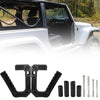 Jeep Wrangler JK (2007-2018) Black Front Grab Handles 2 x Aluminum Alloy