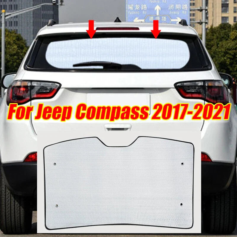 Jeep Compass Rear Windshield Privacy Sun Shade Cover (2017–2021)