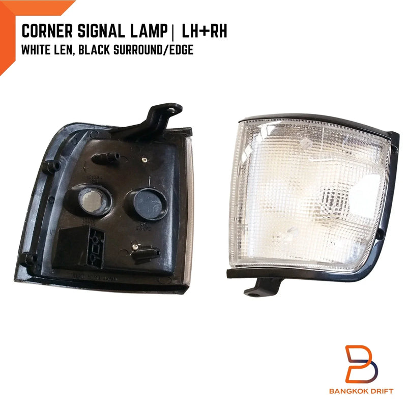 Holden Rodeo White Lens Black Trim Front Corner Signal Light (91-97)