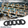 Oil Seal Rotary Shaft Seal NBR Rubber 48x80x10mm 5 Pcs