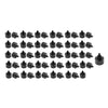 Harley Heritage Softail Breakout Sportster 60x Black Engine Bolt Caps