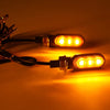 4 x Universal Motorcycle Dynamic LED Turn Signal Indicator Amber Light