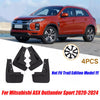 Mitsubishi ASX Outlander Sport 4x Mud Flaps Splash Guards (2020–2024)