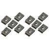 20 x Car Bumper Inner Fender Wheel Bolt Screws & U Groove Clips