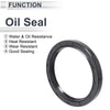 Automotive Oil Seal 60x75x8mm NBR Rubber Black 5 Pcs