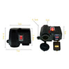 Motorcycle Socket / Waterproof Dual USB / Charging Socket with Voltmeter