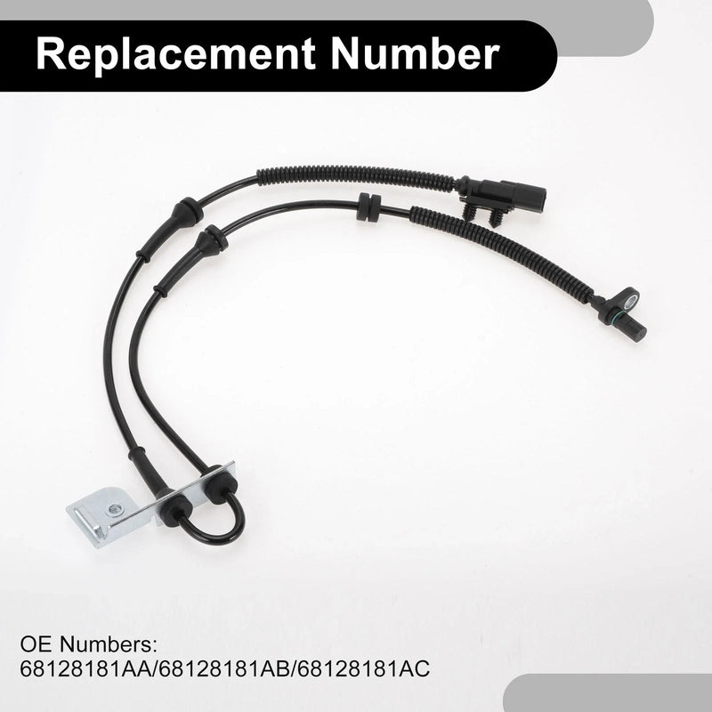 Dodge Grand Caravan Front ABS Wheel Speed Sensor 1 Pc (2012-2020)