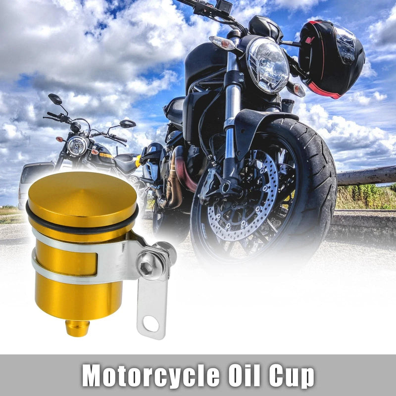 Yamaha BMW Front Brake Master Cylinder Oil Tank Cup Gold Tone