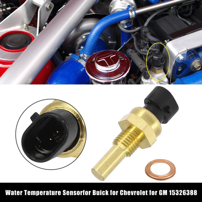 Buick for Chevrolet 2 x Engine Water Coolant Temperature Sensor