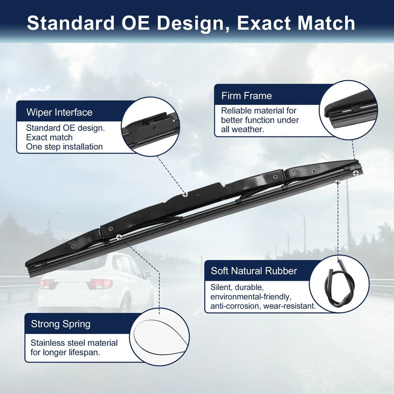 Honda CR-V 330mm Rear Windshield Wiper Blade (2007-2016)
