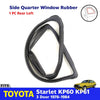 Side Window Quarter Rubber Rear LH Fits Toyota Starlet KP60 KP61 3D 1978-84 D05