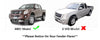 Isuzu D-Max 2003-2011 Front & Rear Mud Flaps (4WD)